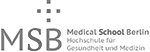 Logo: MSB Medical School Berlin - Hochschule für Gesundheit und Medizin